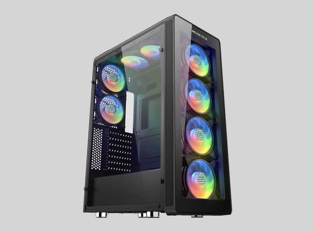 PC Case with Fans